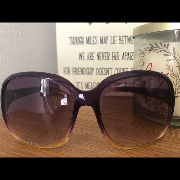 Purple and gold sunglasses - Picture 2 of 4